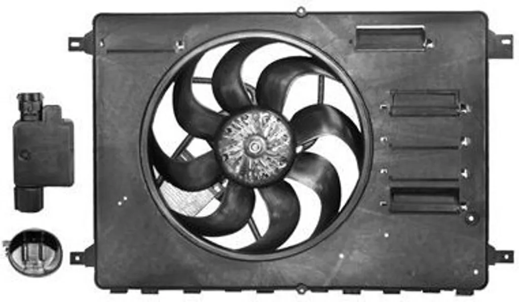 Ventilateur électrique 12V VAN WEZEL 1881746 haute performance pour Ford