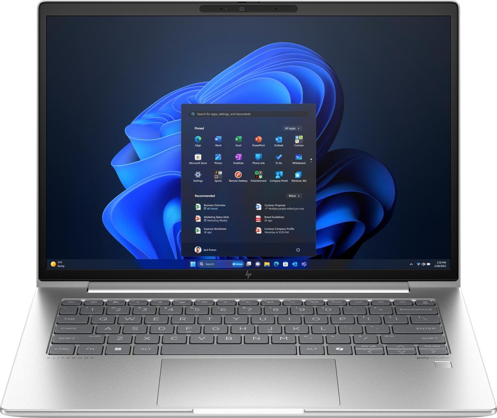 HP EliteBook G11, Intel Core Ultra 7, 35,6 cm (14"), 1920 x Produktbild 