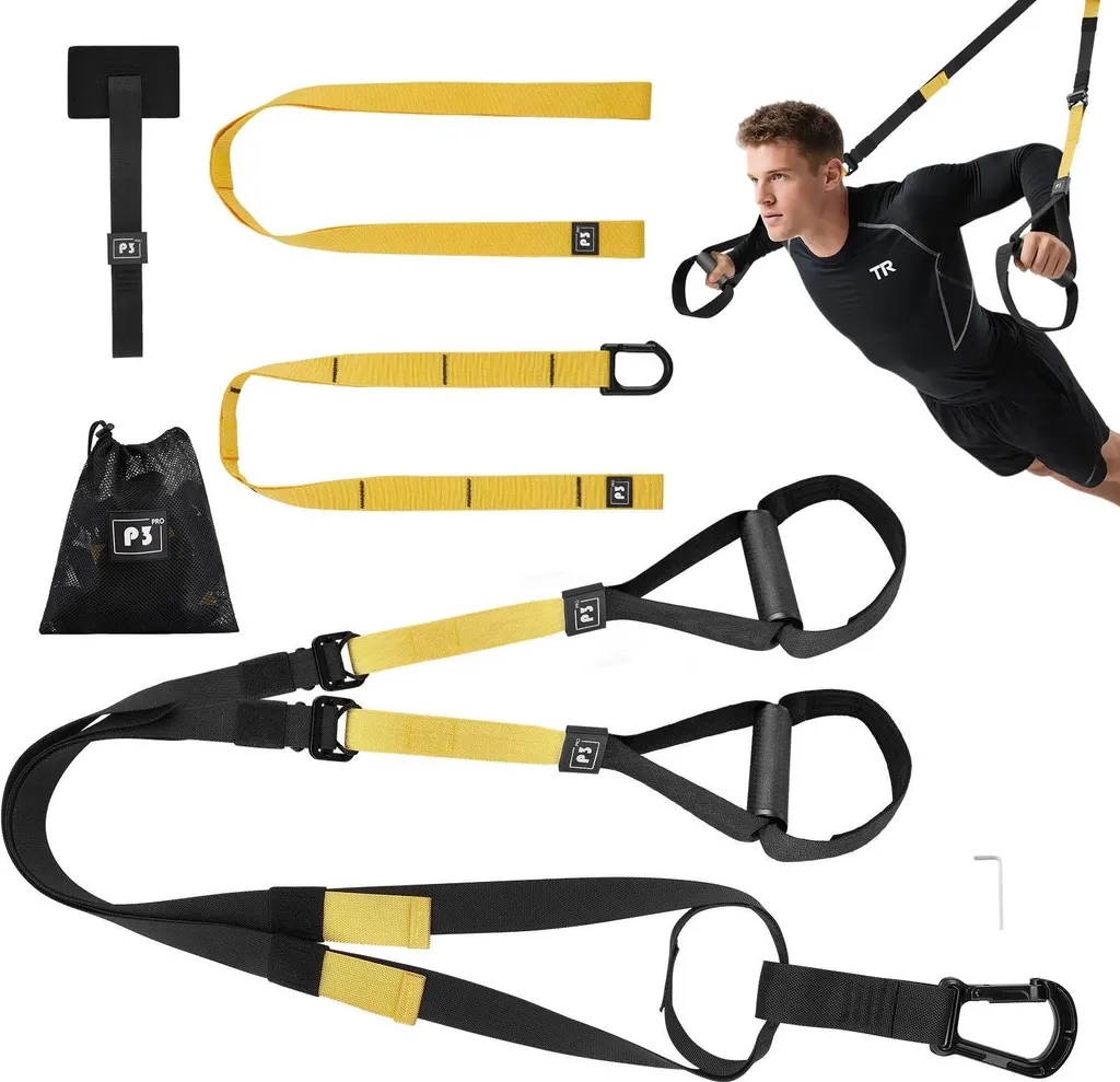 Sling Trainer Sangles de Musculation 320kg pour Abdos et Taille Fine - 2
