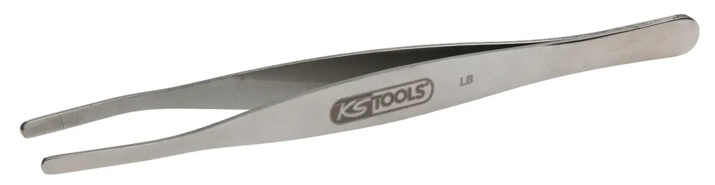 Pincette KS TOOLS 150mm en inox idéale pour modélisme et petite mécanique
