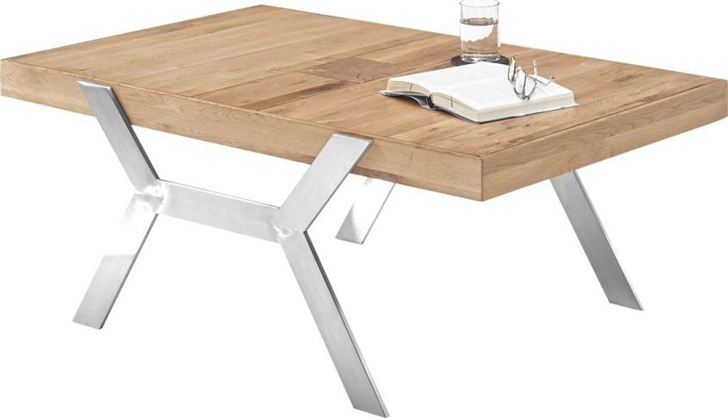 Beistelltisch Burgas | Zerreiche massiv | natur | 110 x 45 x 70 cm