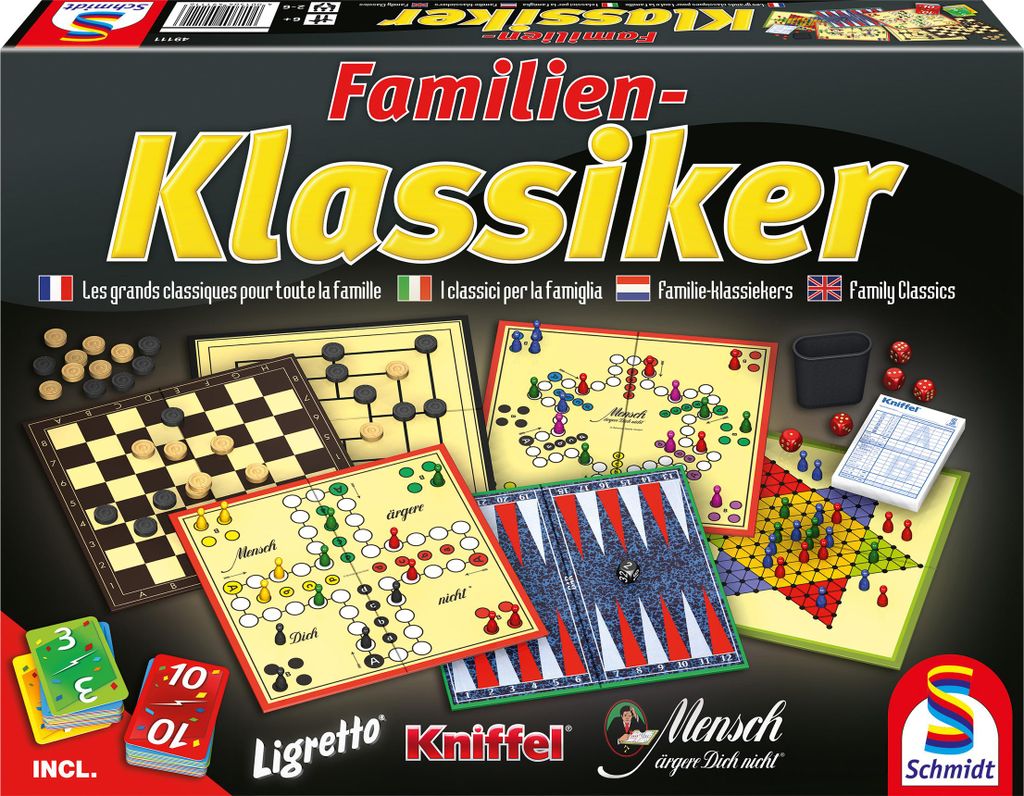 Schmidt Spiele 49111 Familienklassiker inkl. Ligretto, 2 Produktbild 