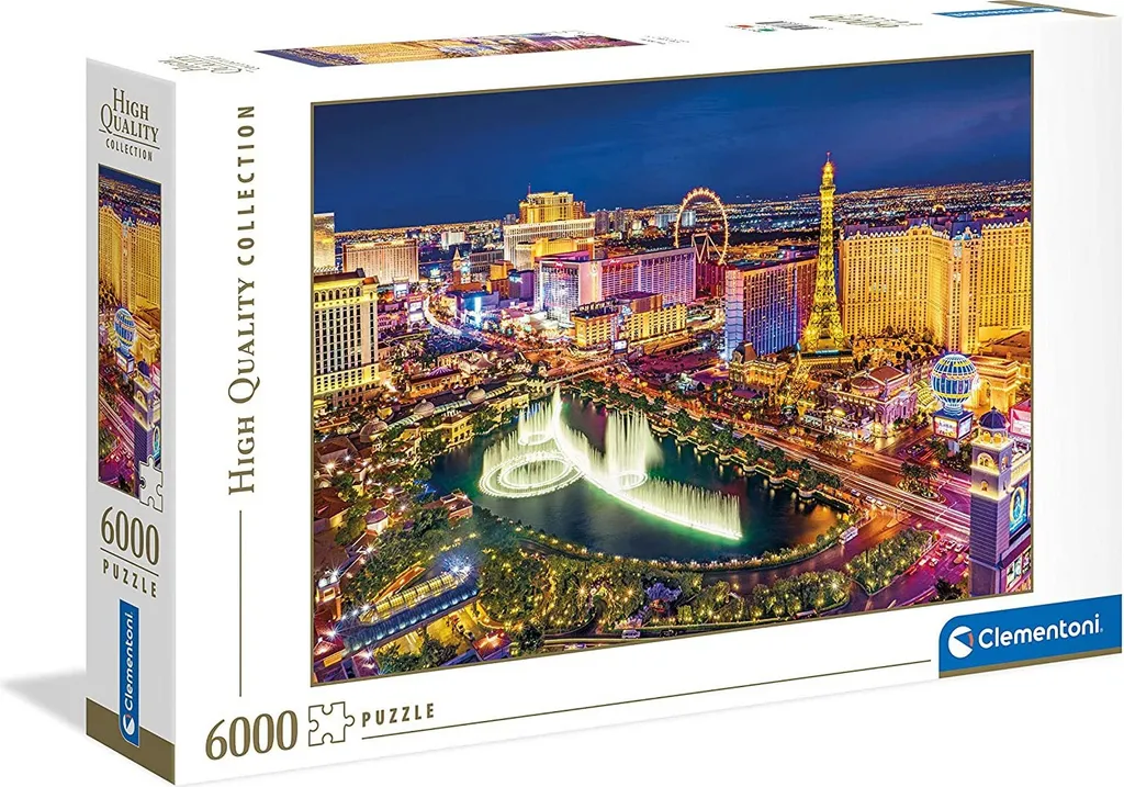 Puzzle 6000 pièces Las Vegas : Le défi ultime contre l'ennui