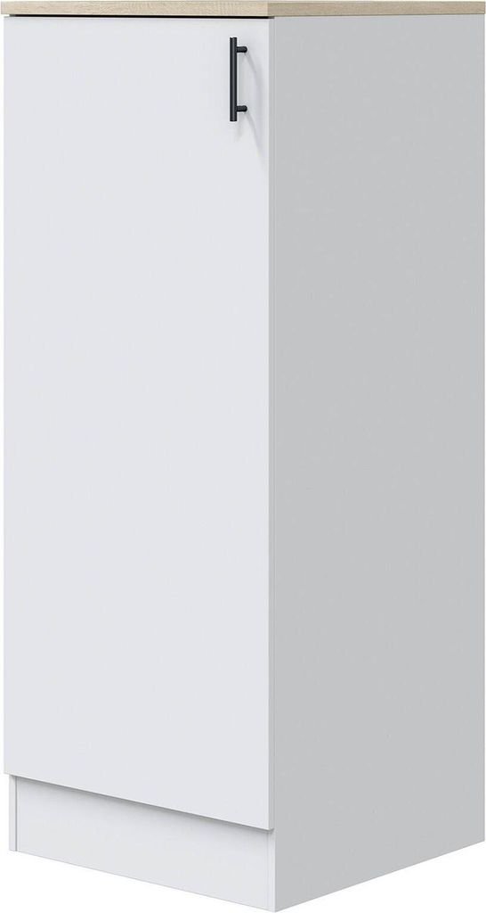 Dmora Küchenschrank Pianengo 60x60x148cm Weiß, 3 Regale