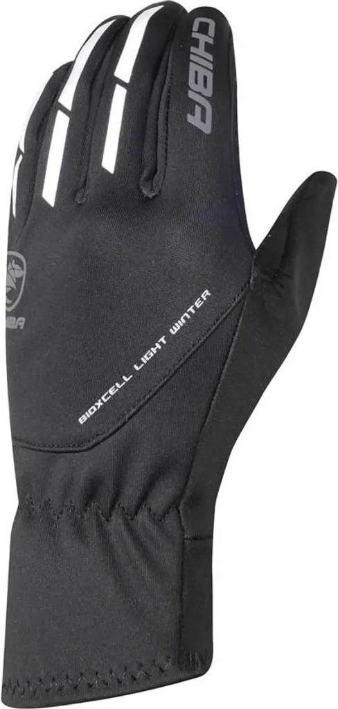 Gants de vélo hiver rembourrés BioXCell Light Winter CHIBA noirs XXL