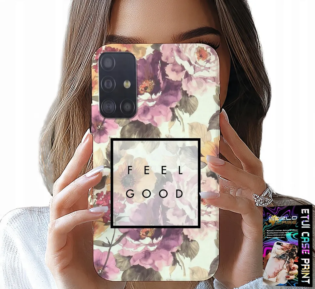 Cover Samsung A71 Floreale: Accessorio Moda Donna con Vetro Omaggio