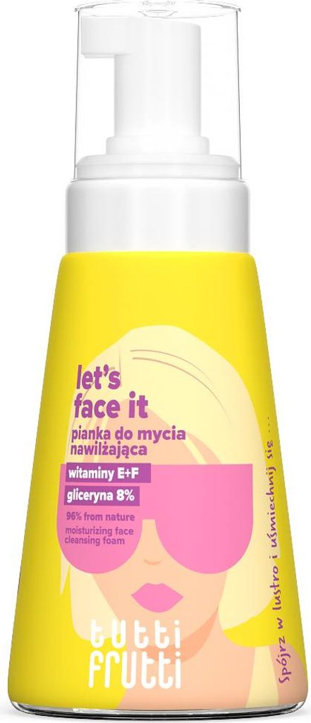 Feuchtigkeitsspendender Gesichtsreinigungsschaum mit 8 % Glycerin