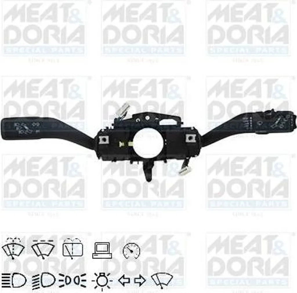 Interruttore Luci Sterzo MEAT & DORIA 231526 per Golf VI Touran Yeti