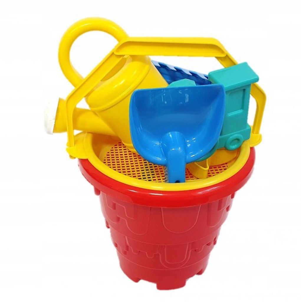 Komplet do piasku duży zamek + konewka G49 00749