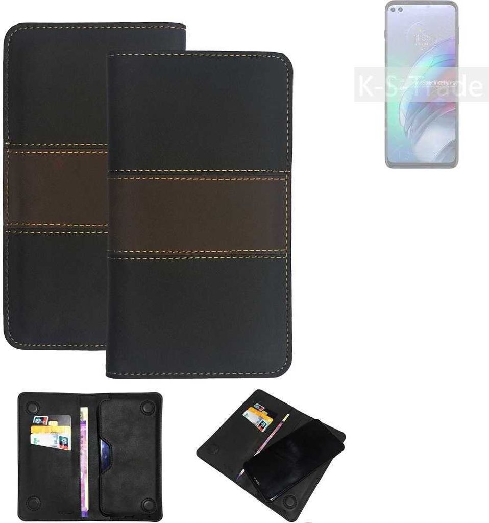 K-S-Trade Hülle Handyhülle kompatibel mit Motorola Moto G100 Schutzhülle Walletcase Bookstyle Tasche Schutz Case Handytasche Wallet Cover