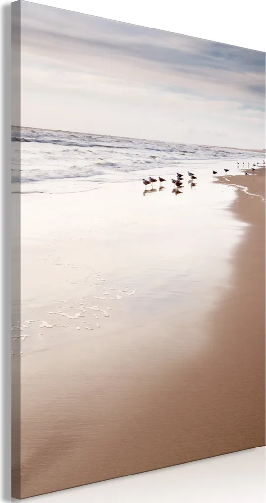 Offerta Quadro su Tela 80x120 Spiaggia d'Autunno - Prezzo Imbattibile
