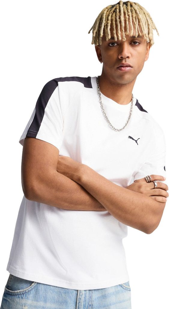 Puma T7 Tee - weiss, Größe:XXL