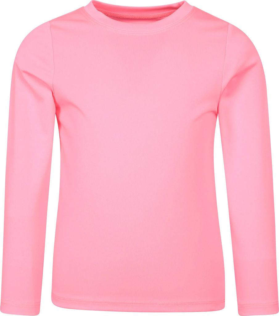 Mountain Warehouse - "Aqua" T-Shirt für Kinder - Schwimmen Langärmlig MW3961 (140) (Leuchtend Rosa)