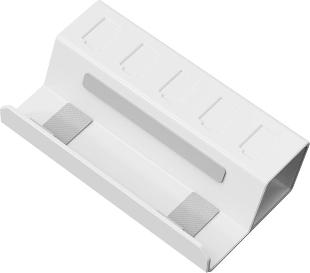 Halterung für Spielekonsolen, rutschfeste Aluminiumlegierung, 5 Kartensteckplätze, Handheld-Spielekonsole, Desktop-Halterung, Spieleständerhalte...