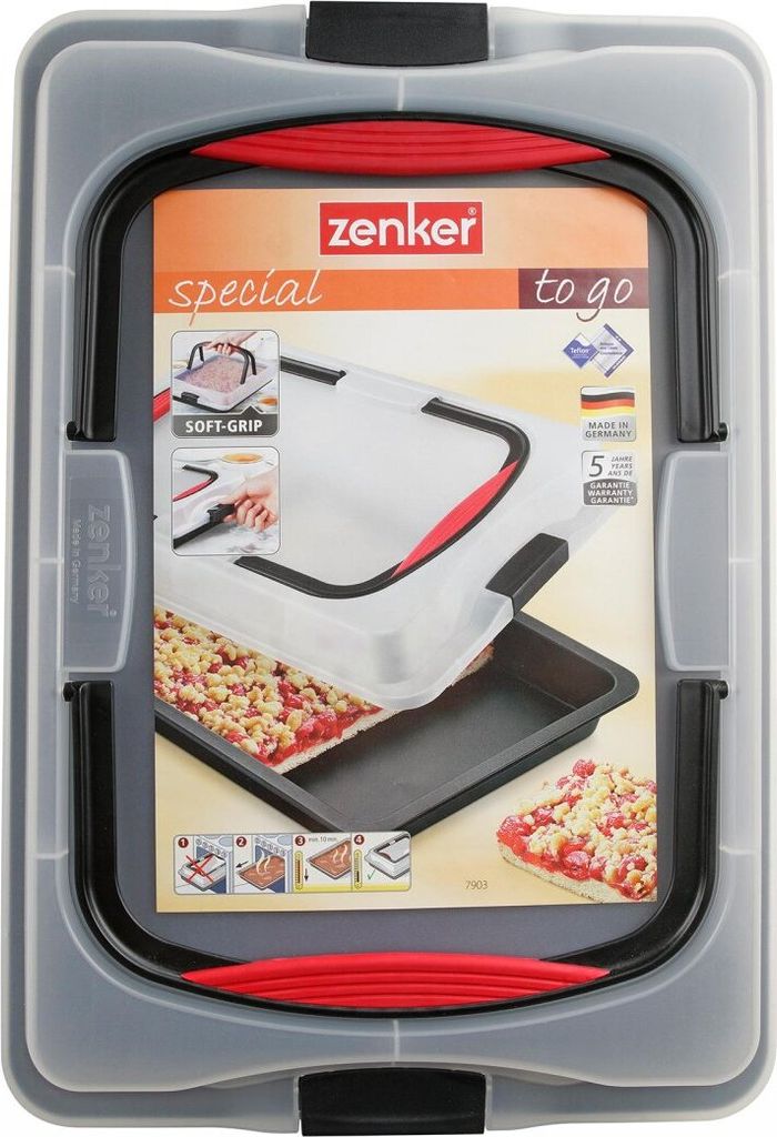 Zenker Blechkuchen-Container to go, Backblech mit Produktbild 5