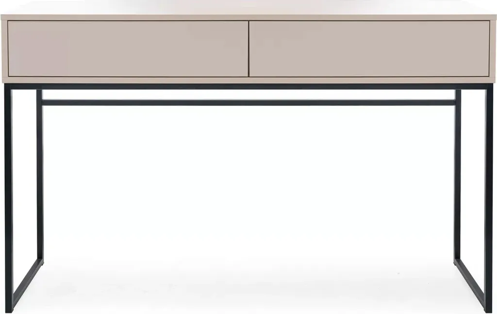 Table de maquillage ZULA beige meuble de chambre élégant et épuré