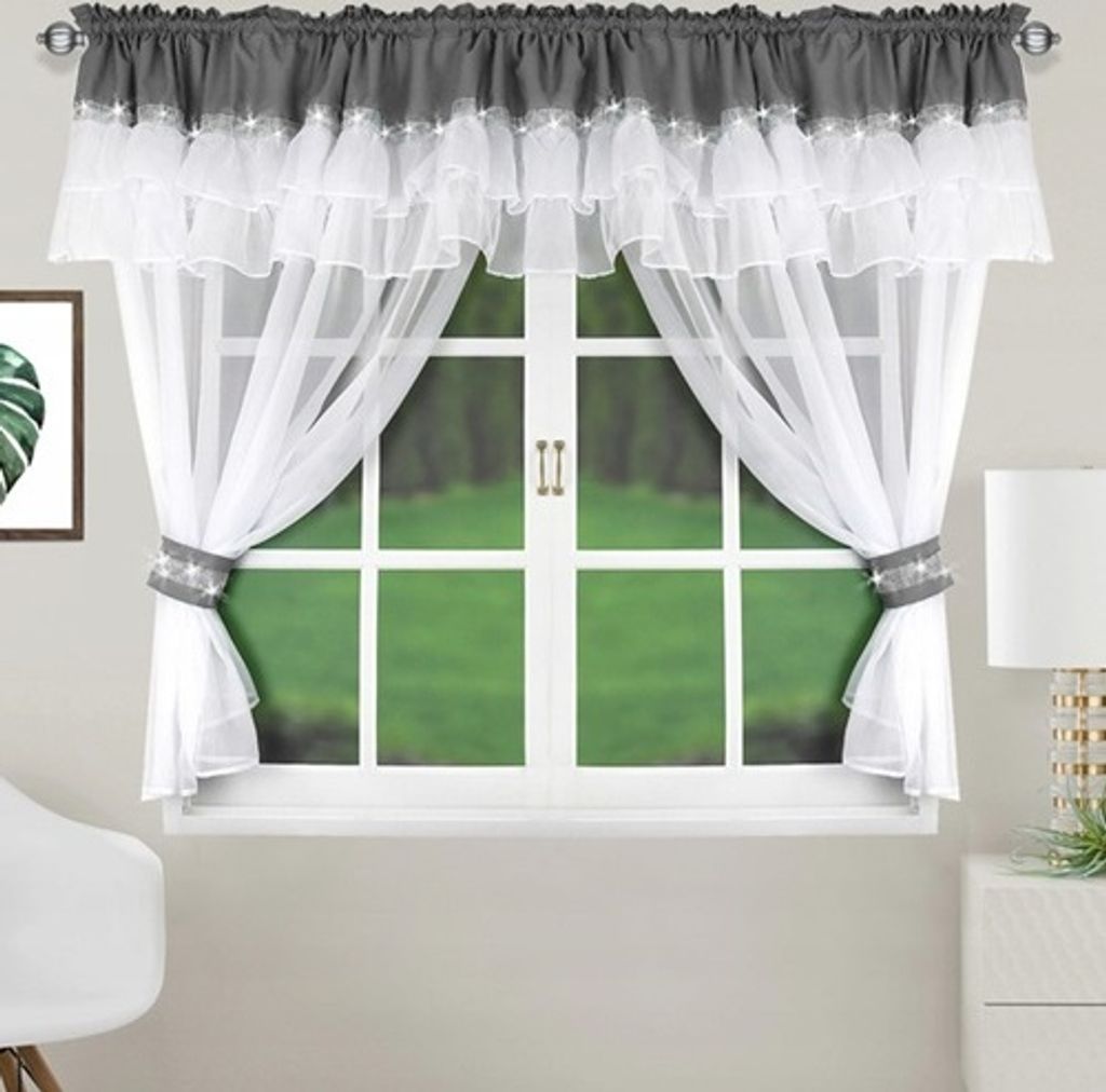 Fasttrade Wunderschöner Voile-Vorhang BxH 400x150 mit Produktbild 