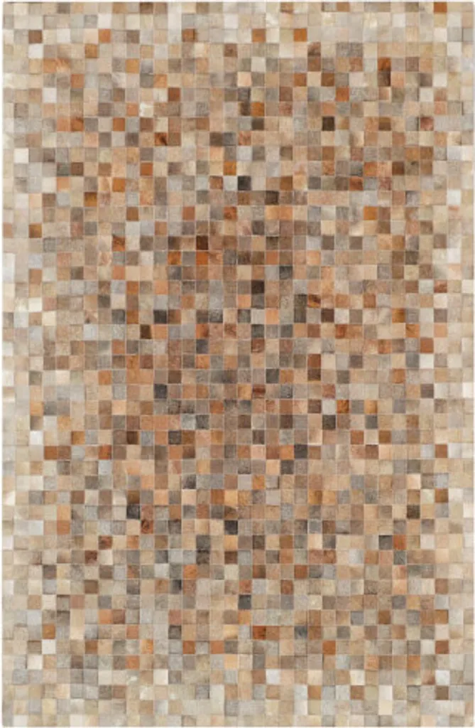 Tapis Beige Mix Sao Paulo Bin 55 - 140x180 cm Qualité de Tissage Pro