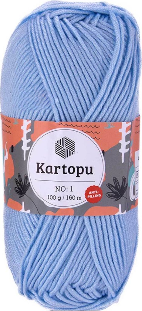 100g Strickwolle Kartopu NO:1 Polyacryl-Wolle Anti Pilling Effekt