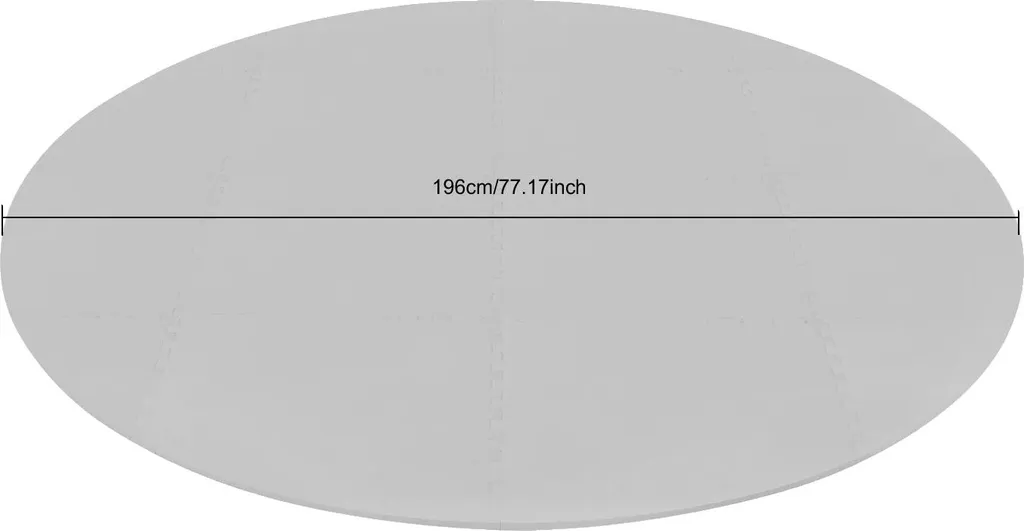 Tapis de sol protection EVA gris clair design enfichable 60x60 cm