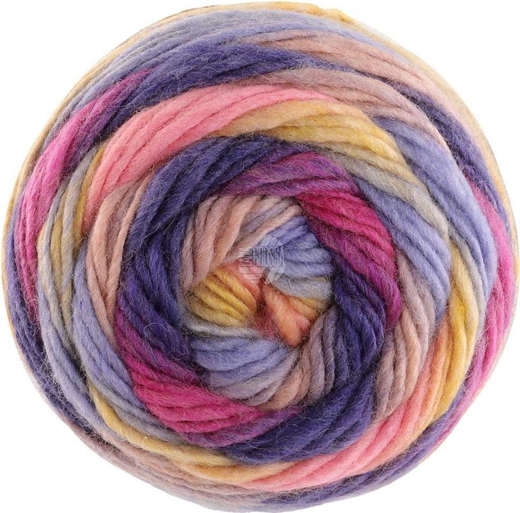 Lana Grossa - Colorato Aktion 0003 sandgelb rosa blau pfirsich dunkelblau pink