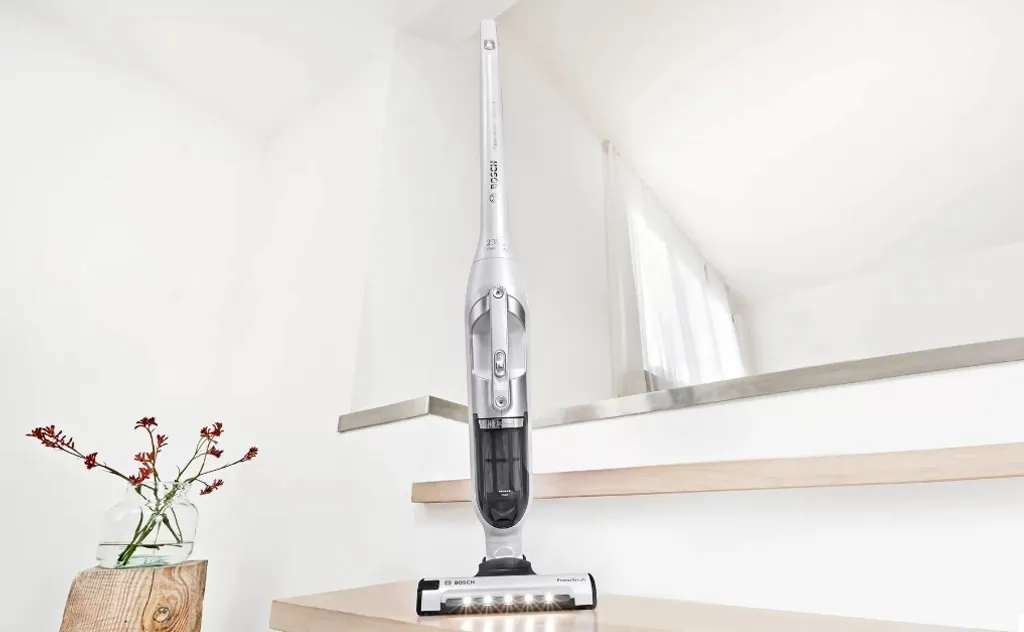 Aspirateur Balai Bosch Sans Sac Multifonction 2 en 1 Série 4 Blanc - 7