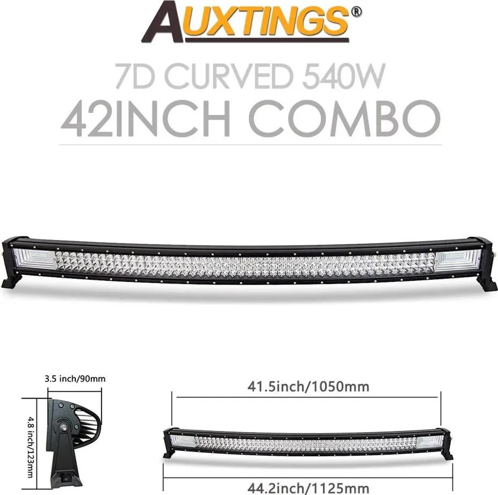 Illuminazione Professionale Barra LED 42" 7D Curva 540W IP67 - 2
