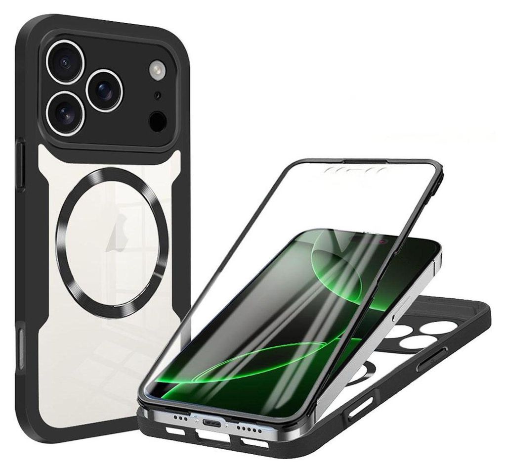 Pour Apple iPhone 17 Pro Max : coque MagSafe Ring Full Body Image du produit 