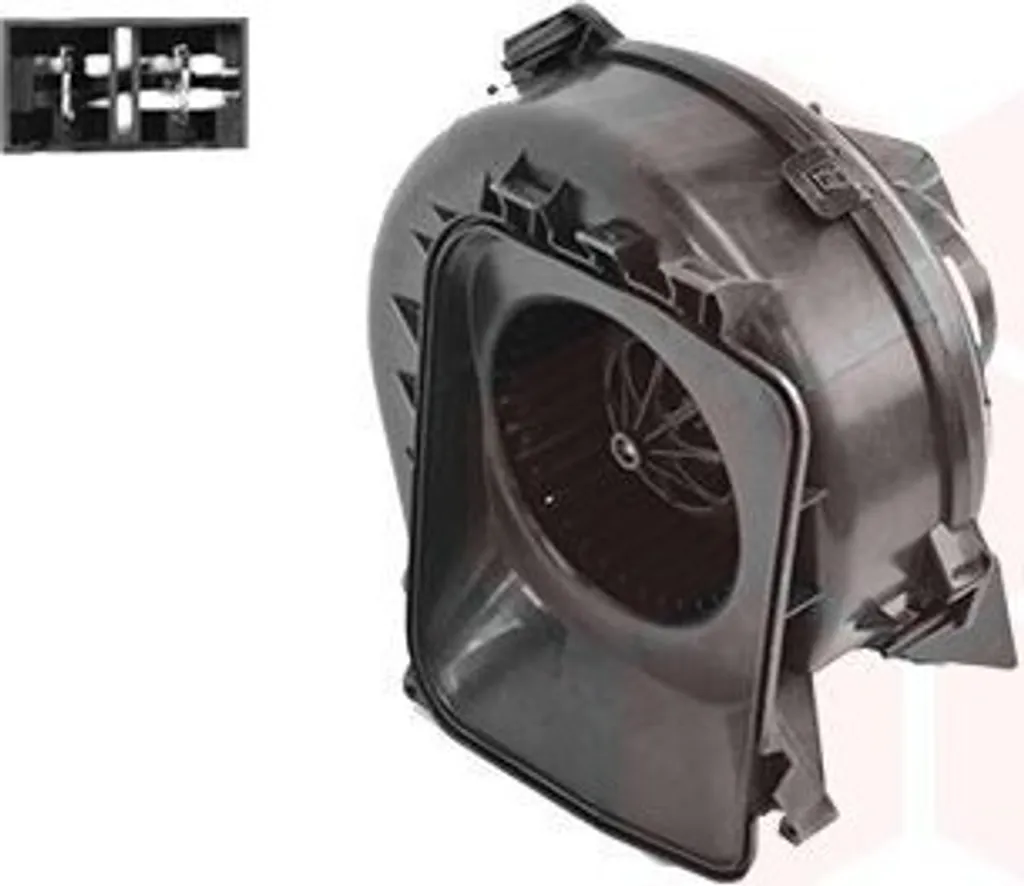 Ventilateur habitacle silencieux pour Opel Combo et Corsa C Van Wezel