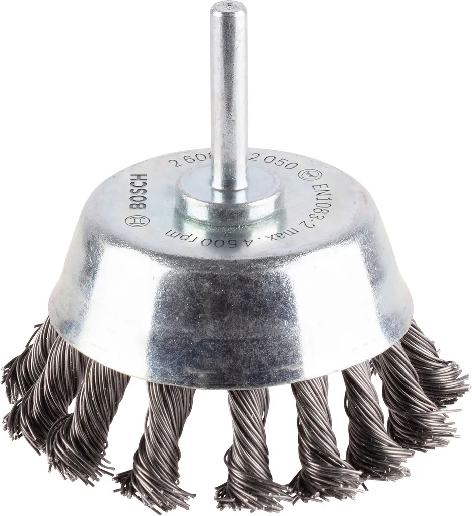 Spazzola a Tazza Professionale 65mm x 0.5mm - Acciaio per Lavori Pesanti