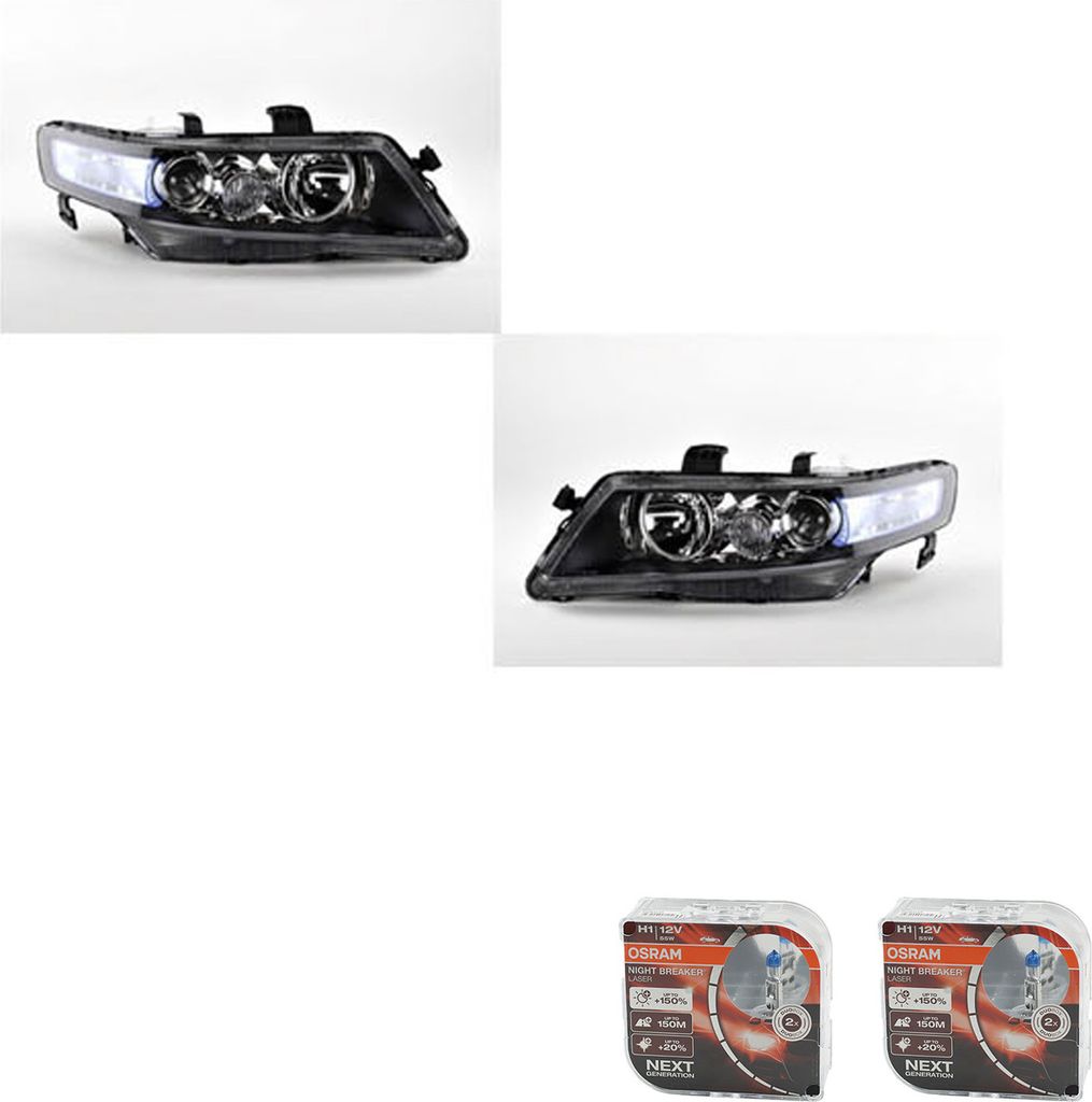 Johns, Scheinwerfer Osram Night Breaker Laser passend für Honda Accord CL CM 01/06- L R 33151SEAG53 33151SEAG51 33151SEAG52 33101SEAG53 33101SEAG5...