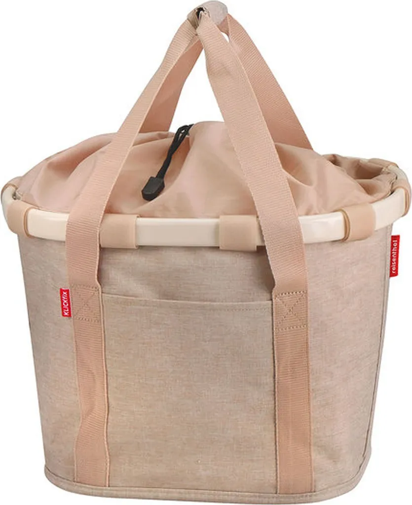 Panier vélo 15L robuste Bikebasket Twist Café avec cadre aluminium