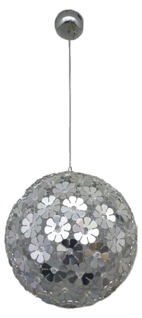 Moderne Deckenleuchte Pendelleuchte Florence Metall Chrom 3 Produktbild 