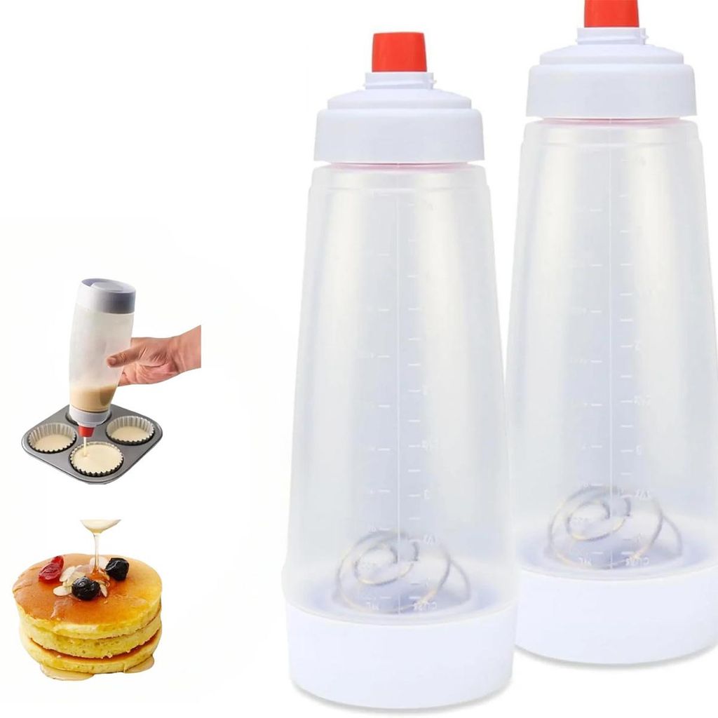 2 Stück Hand-Teigspender,Teigmischer und spender mit Produktbild 
