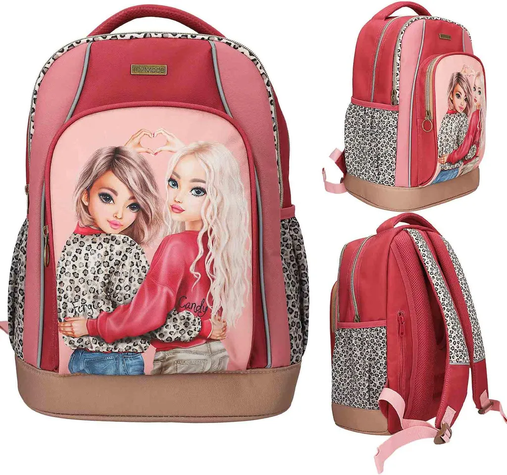 Sac à dos scolaire TOPModel LEOHEART pour école primaire et loisirs