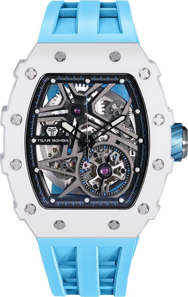 Tsar Bomba TB8209C-04 Herrenuhr Elemental Keramik Automatik 44mm 5 ATM