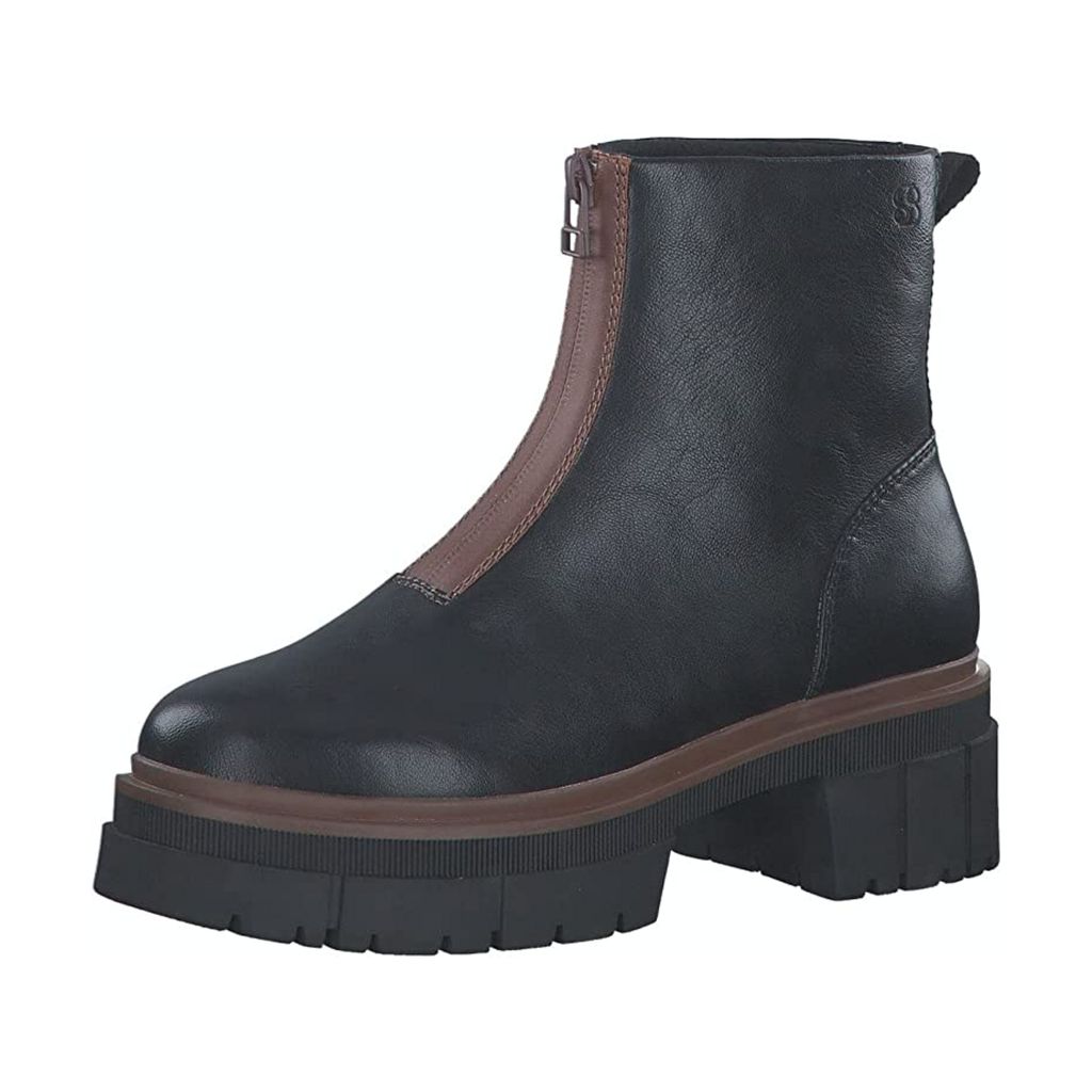 s.Oliver Damen Stiefel in Schwarz, Größe 40