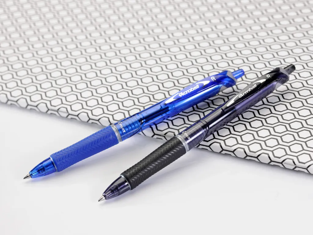 Pilot Acroball M Stylos Bille Rétractables Medium - Boîte de 10 Unités - 14