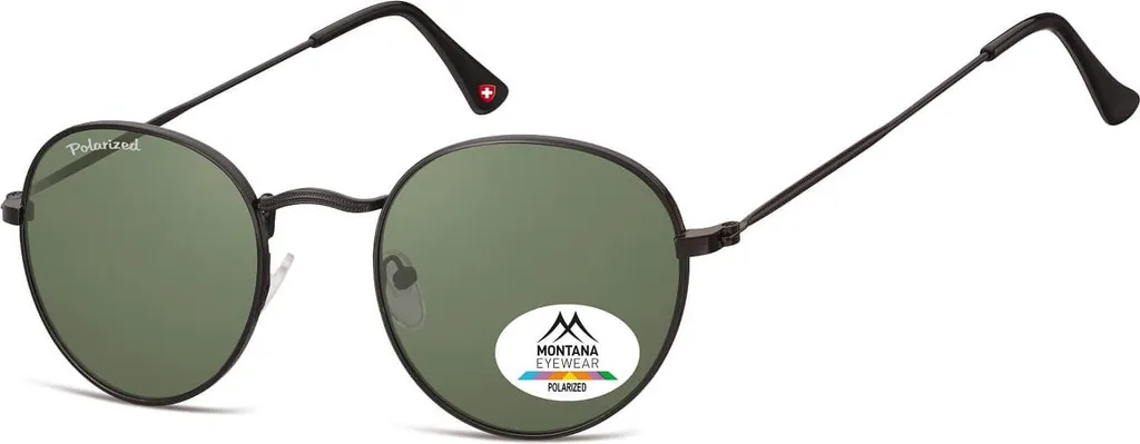 Lunettes de soleil pour la conduite et la ville - Montana Métal Noir