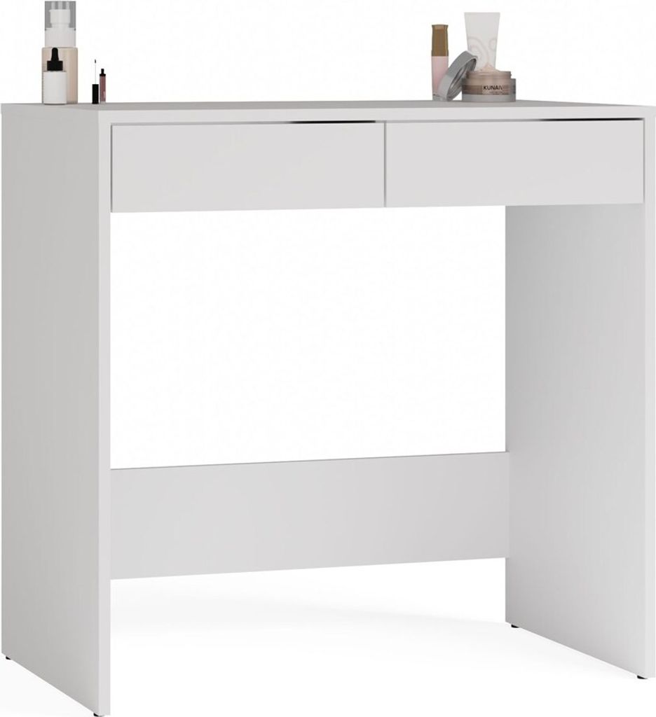 Schmaler Schreibtisch HOOVER 1 - weiß Produktbild 