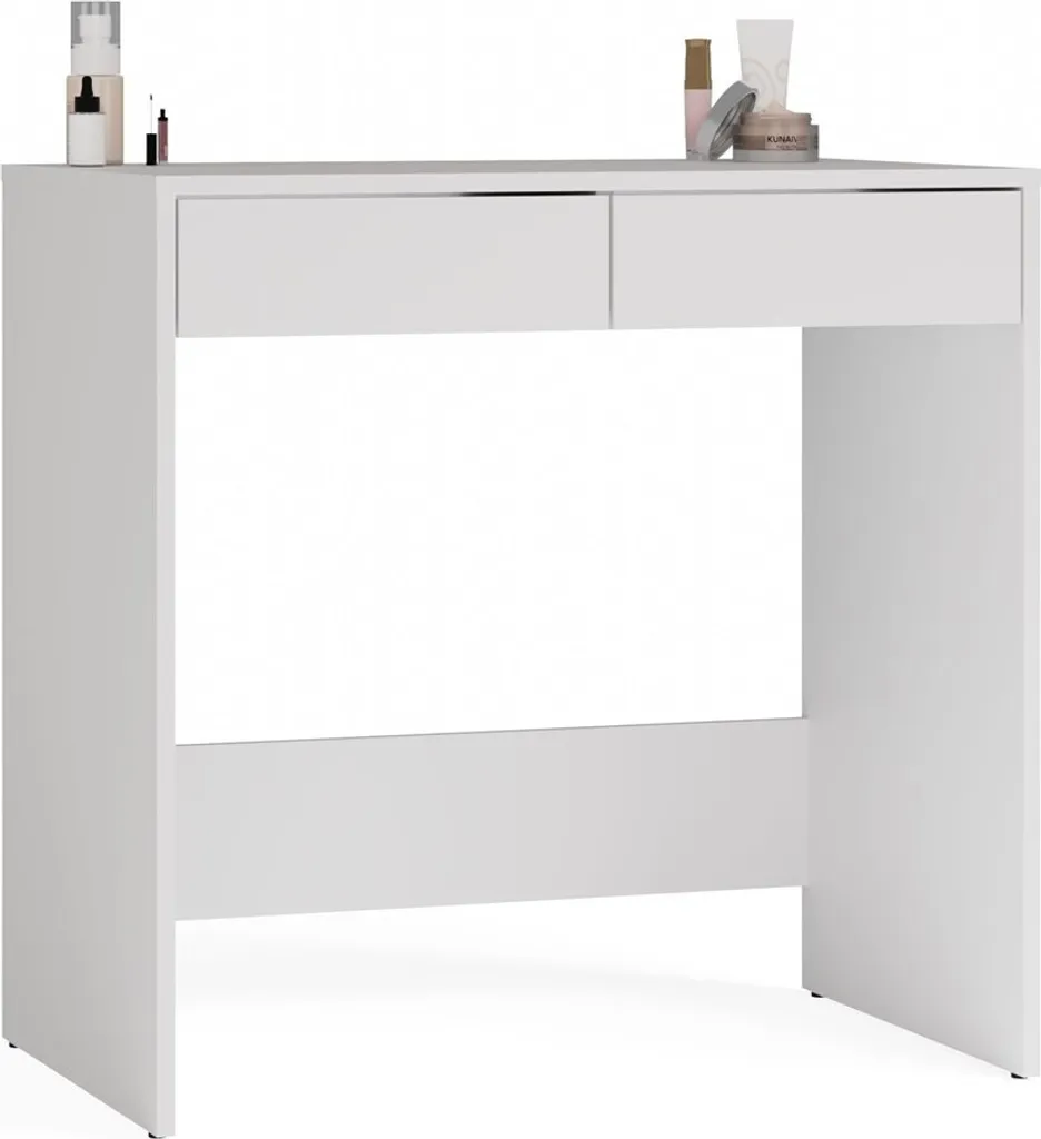 Bureau de télétravail HOOVER 1 blanc - Idéal pour petits appartements