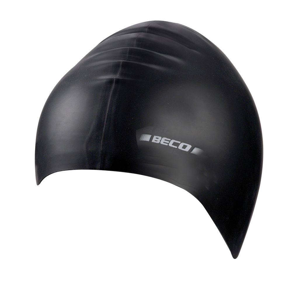 Bonnet de bain Beco | Silicone | Noir Image du produit 