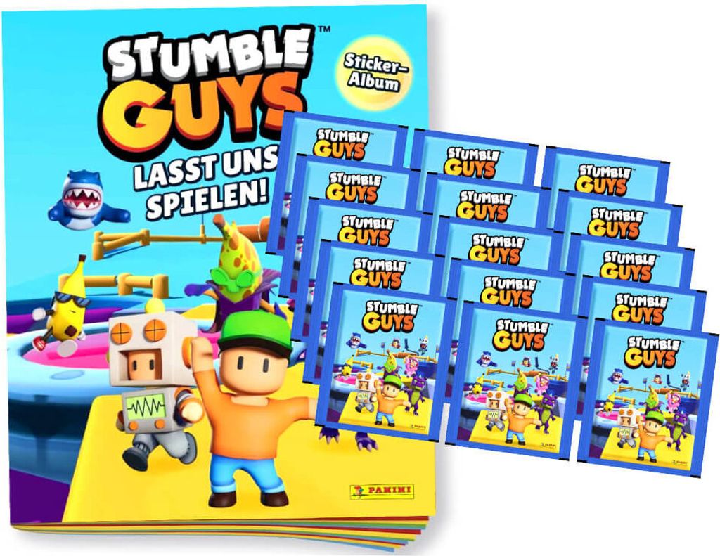 Kopie von Stumble Guys Sticker (2025) - Lasst uns spielen! Sammelsticker - 1 Album + 15 Tüten #1