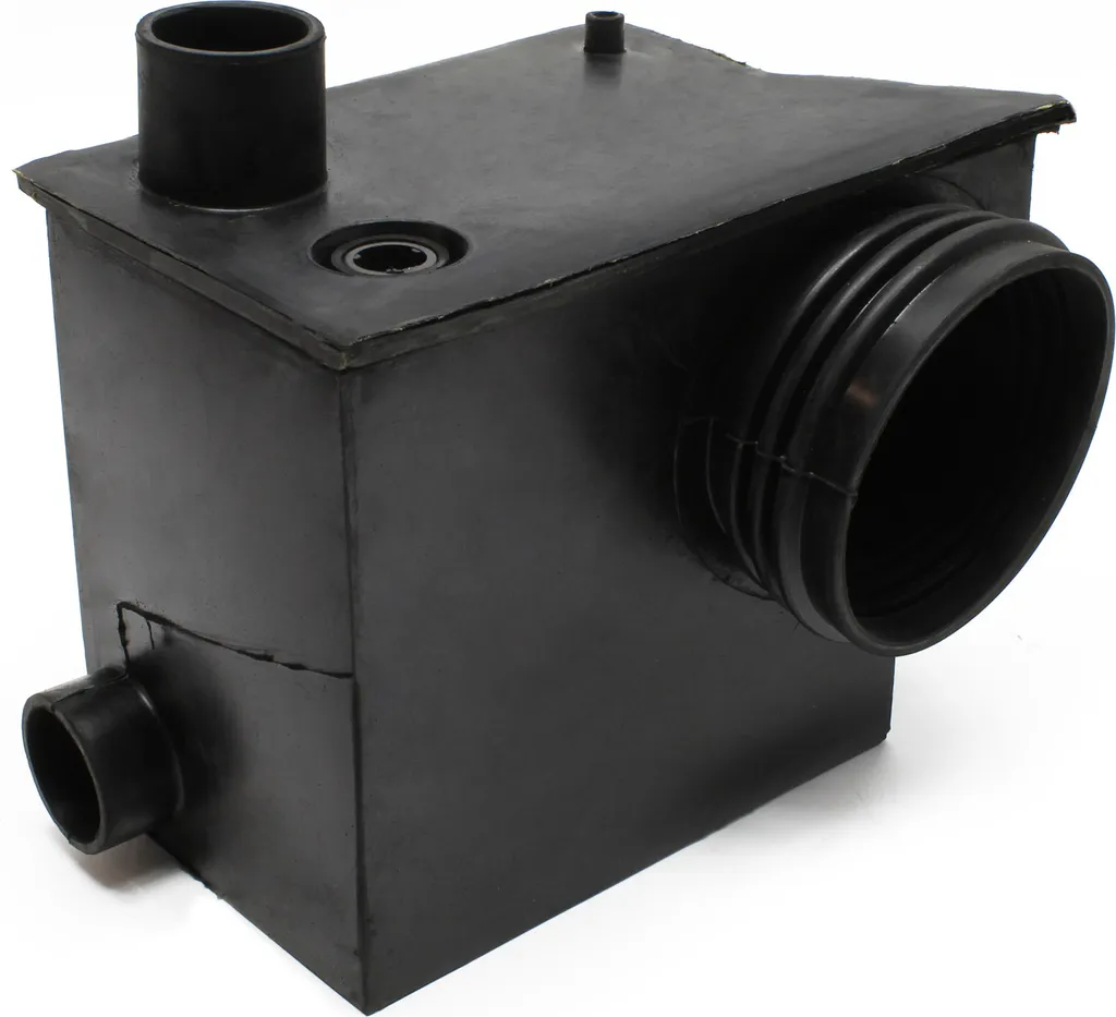Vasca di raccolta Wiltec per unità di sollevamento 3/1 piccola 600 W, ricambio 250 x 140 x 230 mm in gomma naturale e gomma, ricambio per unità di sollevamento acque reflue