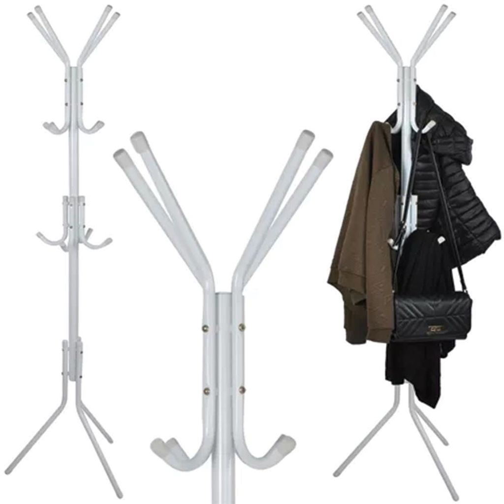 RUHHY 23814 Stojací věšák 170 cm bílý Obrázek produktu 