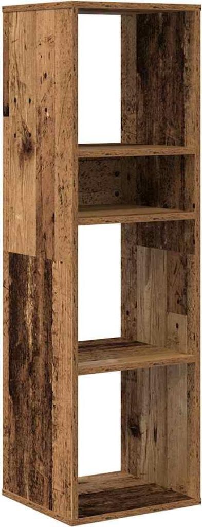 vidaXL Bücherregal Altholz-Optik 34x31x112 cm Holzwerkstoff