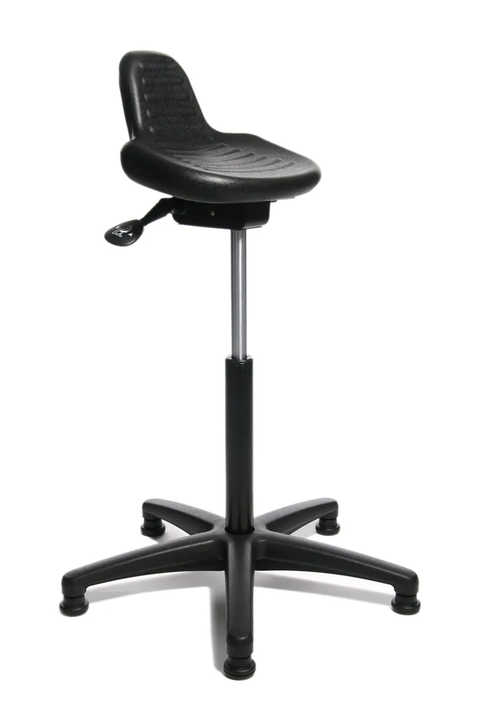 Sgabello Standstar Topstar 70590-0: Design Nero per Lavoro Dinamico