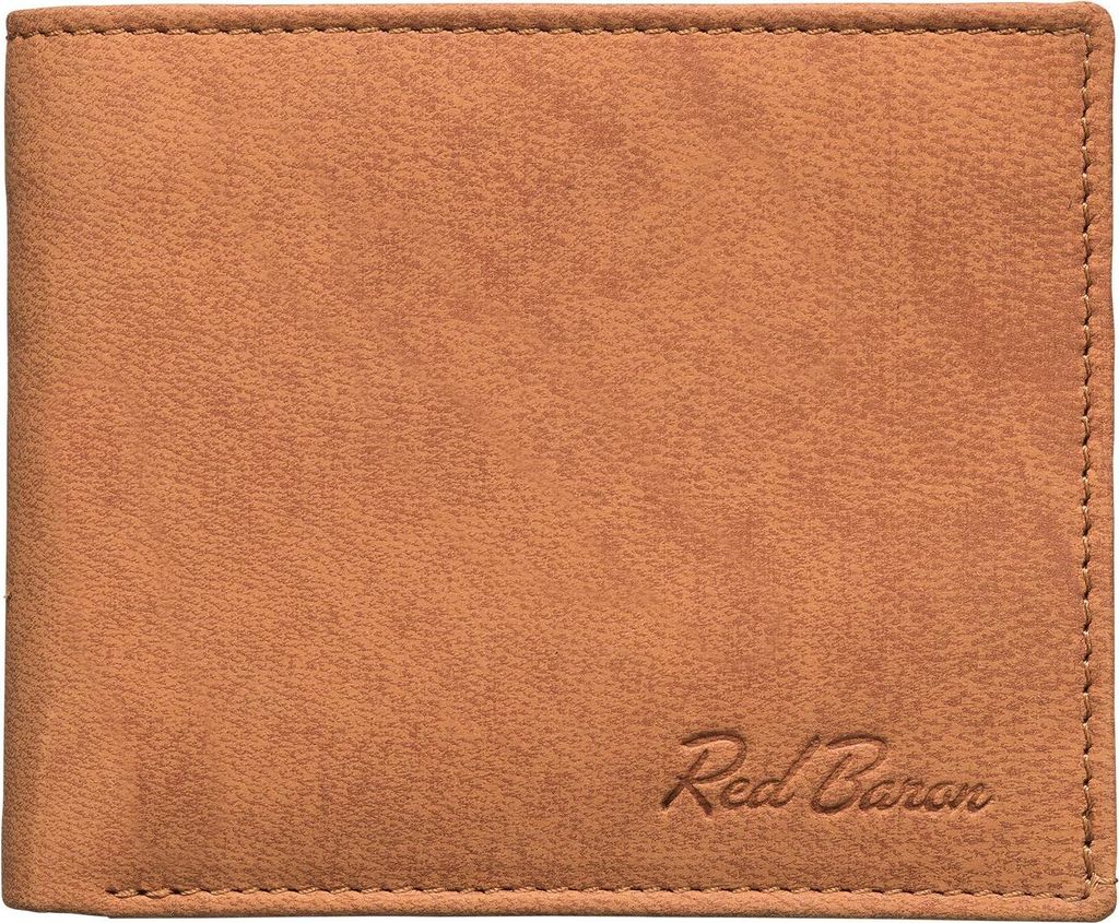 Red Baron Geldbeutel Leder Braun RB-WT-006-02