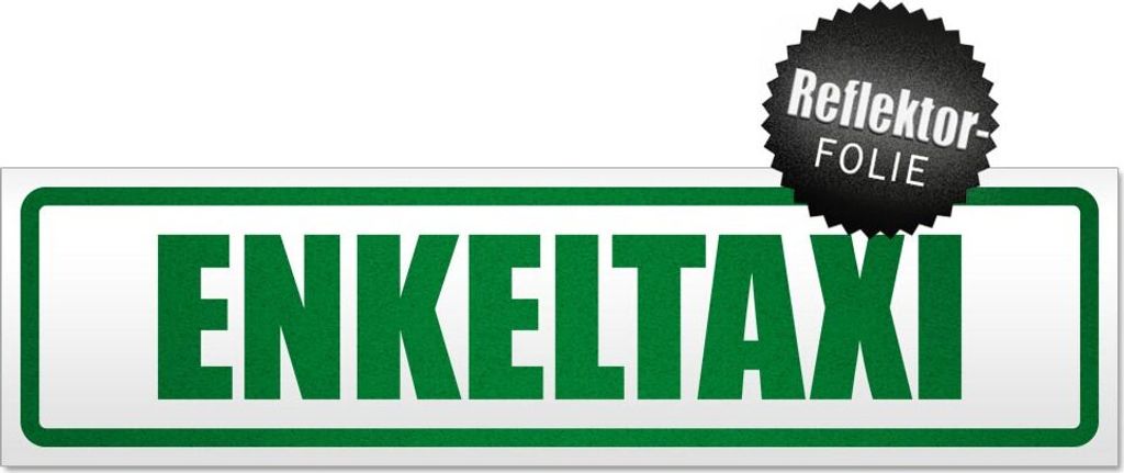 Enekltaxi Magnetschild Schild magnetisch