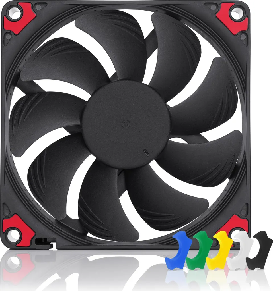 Noctua chromax NF-A9x14 HS-PWM.black.swap - Ventola per case - 92 mm - Nero (NF-A9x14 HS-PWM CH.BK.S)